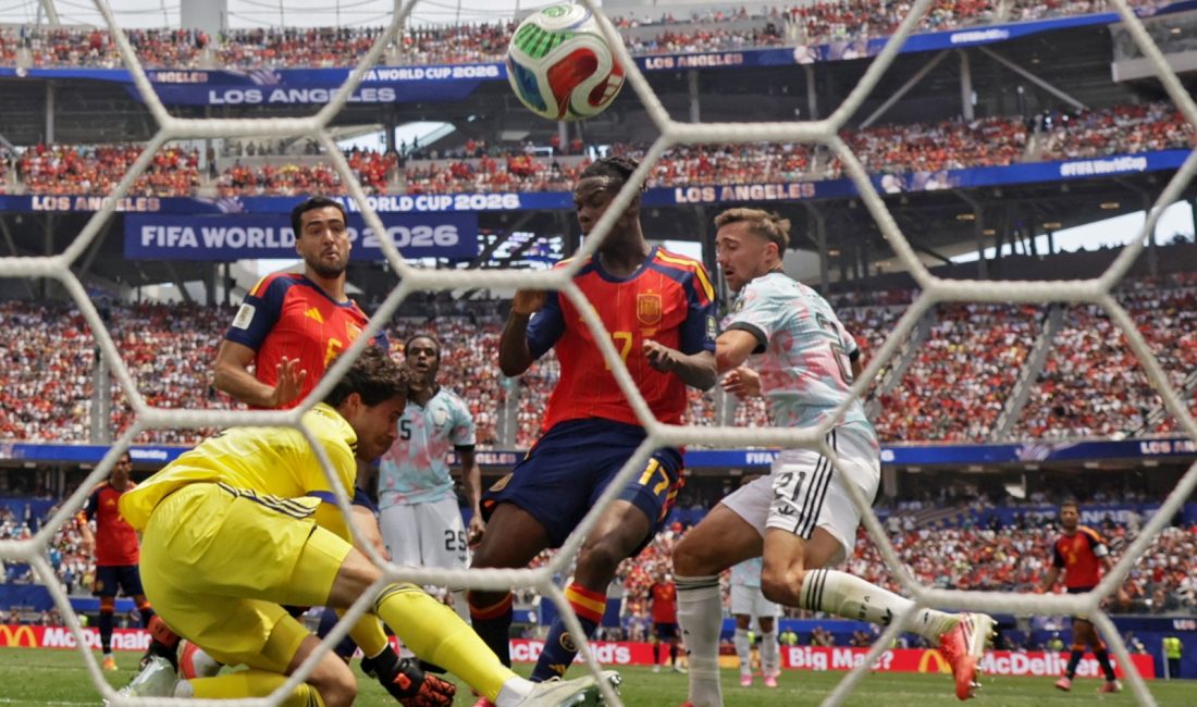 2026 FIFA Dünya Kupası çeyrek finalinde İspanya, Belçika'yı 2-1 mağlup