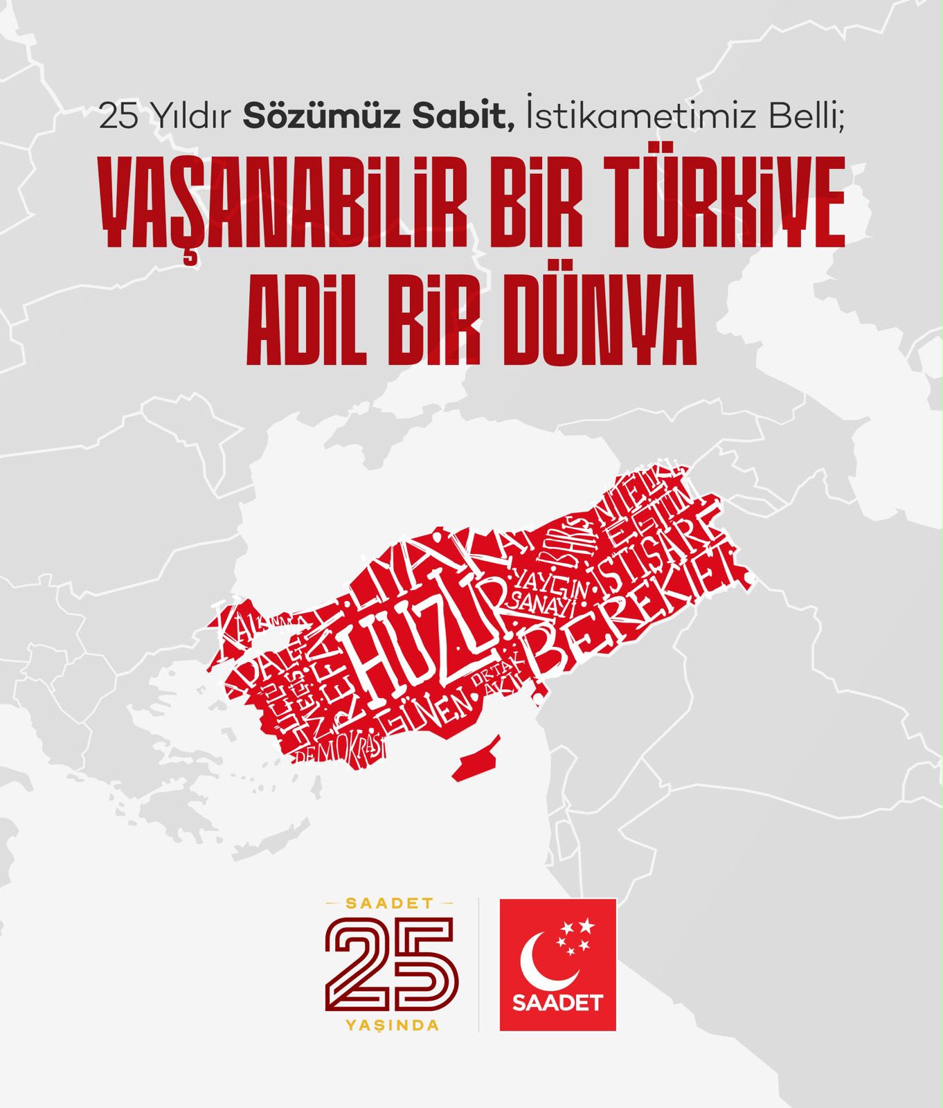 Saadet Partisi 25 yaşında 1 Saadet Partisi 25 yaşında