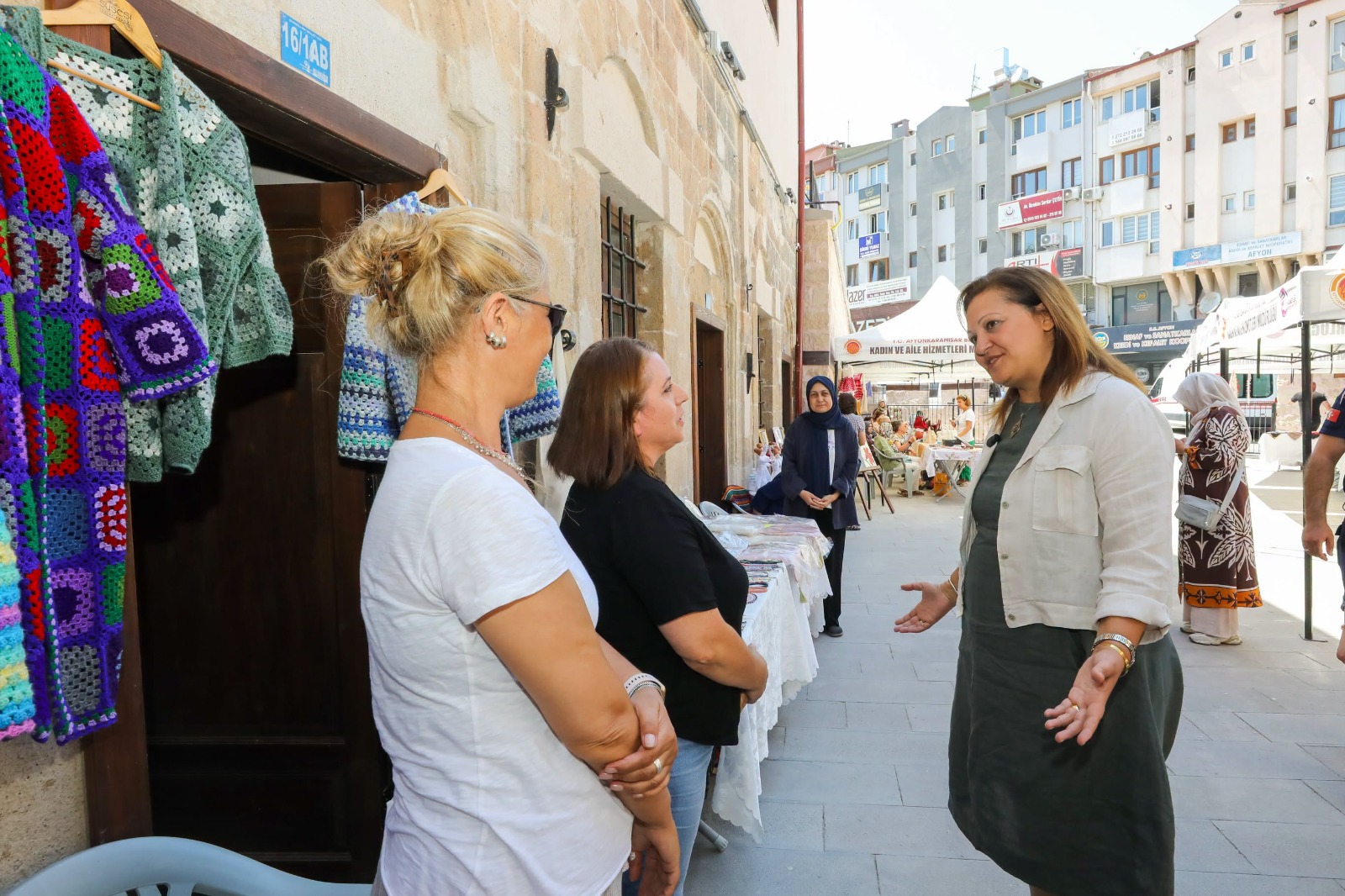 Köle Hanı'nda üretim ve eğitime destek ziyareti