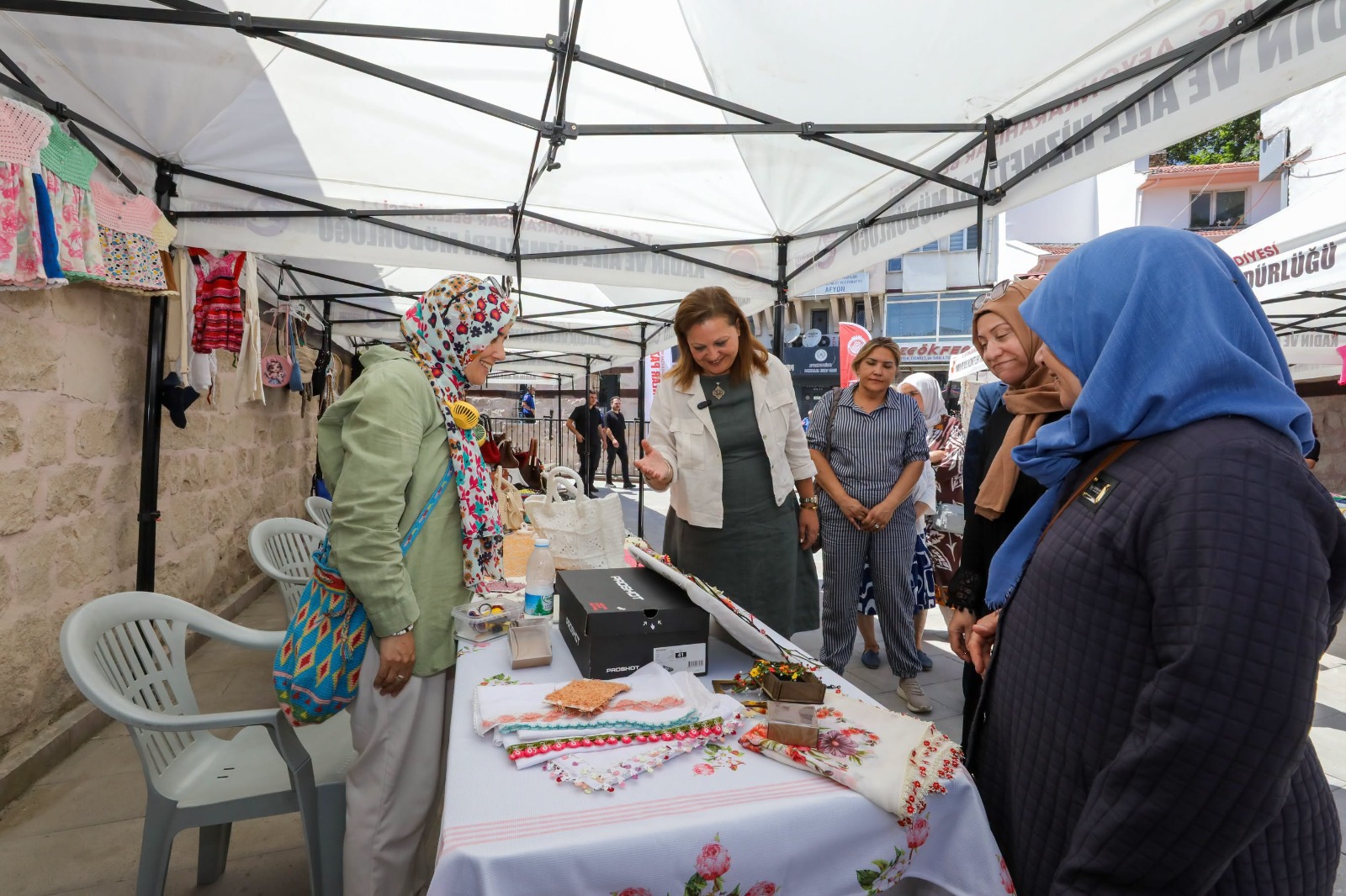 Köle Hanı'nda üretim ve eğitime destek ziyareti
