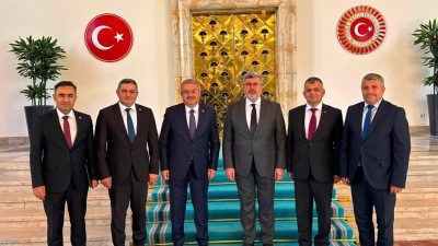 Çobanlar Belediye Başkanı Ali Altuntaş, Ankara'da gerçekleştirdiği temaslar kapsamında İçişleri