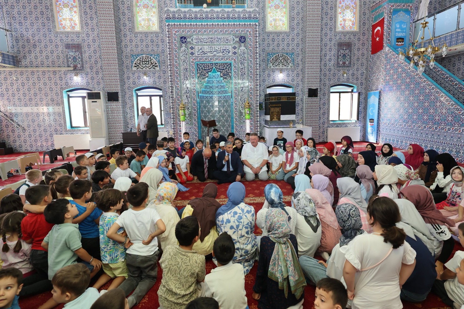Vali Aktaş, Yaz Kur'an Kursu öğrencileriyle buluştu