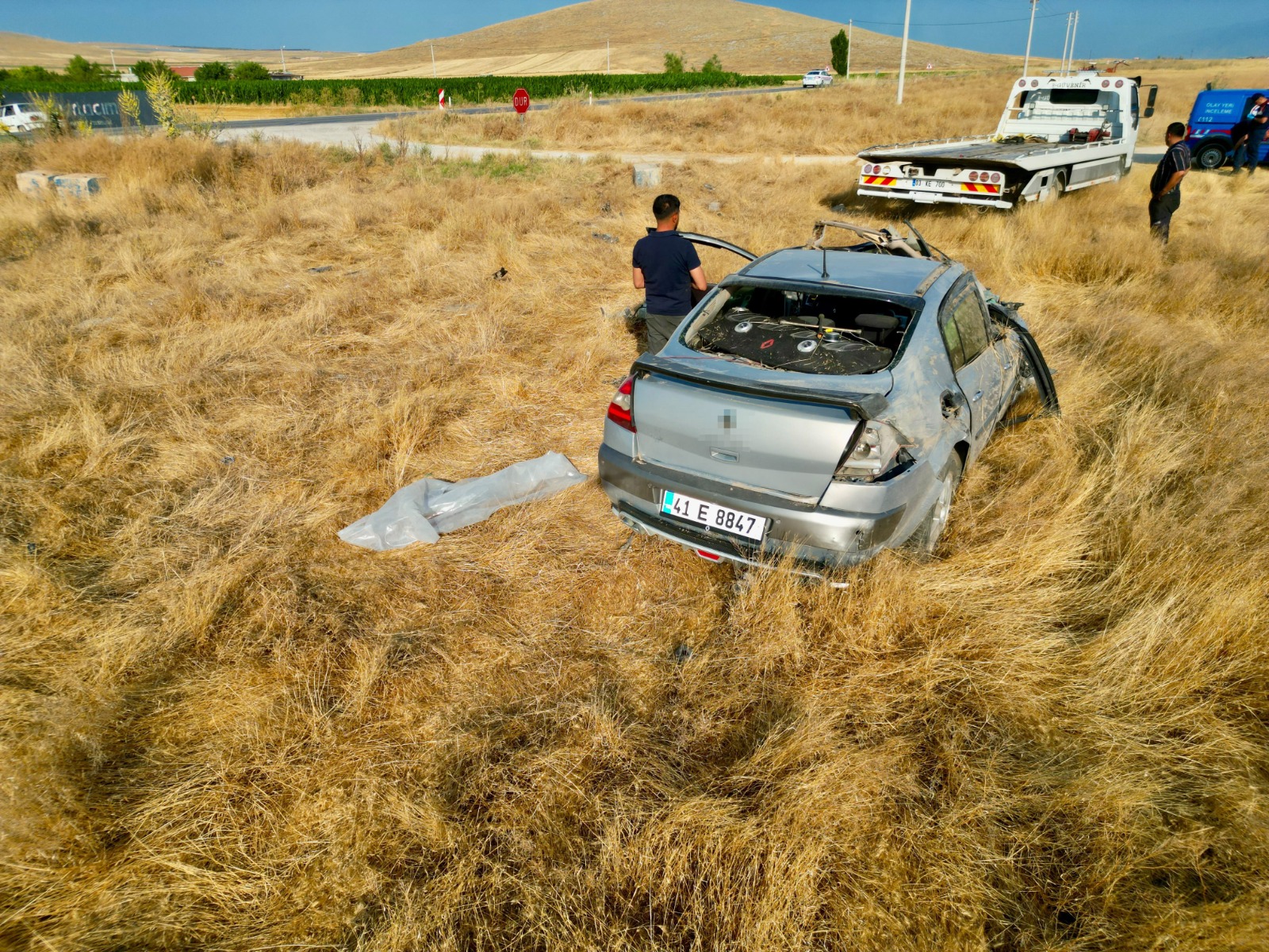 Otomobil hurdaya döndü, sürücü hayatını kaybetti