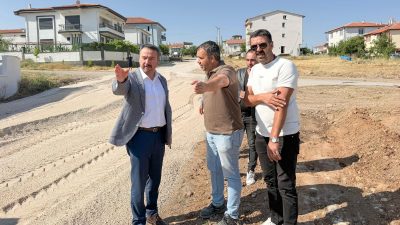 &nbsp; Sandıklı Belediye Başkanı Adnan Öztaş, Fatih Mahallesi’nde devam eden