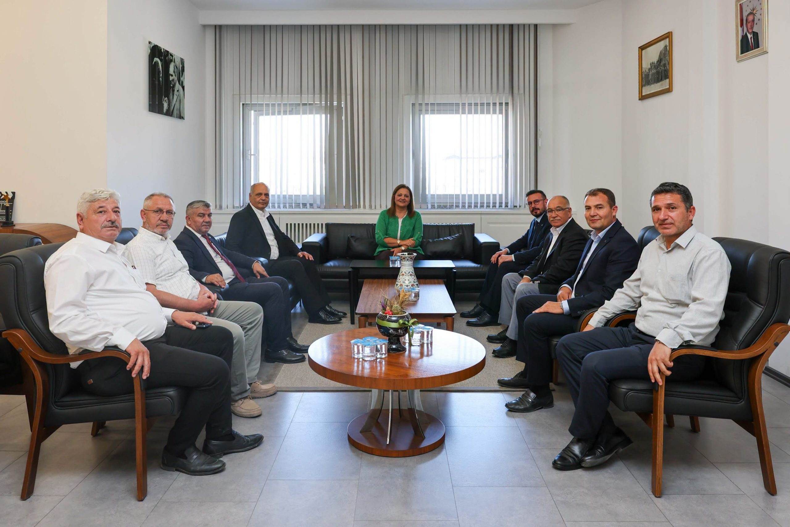 Belde belediye başkanları Köksal'la buluştu