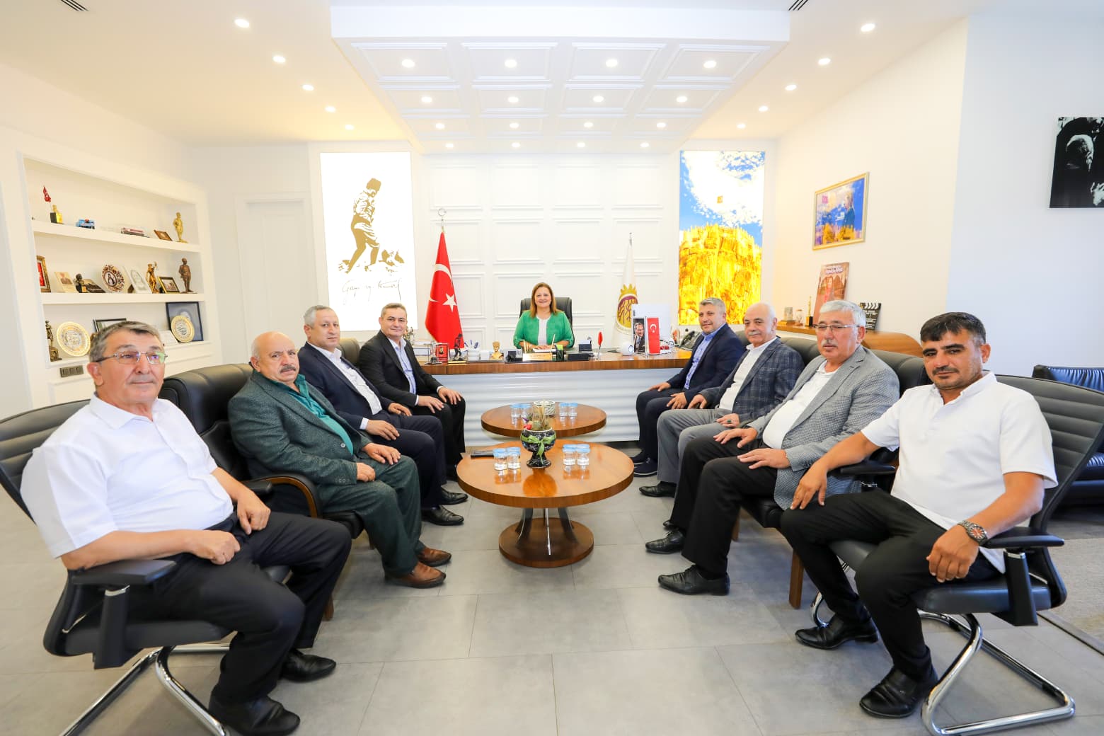 Yerel yönetimlerden ortak istişare ziyareti