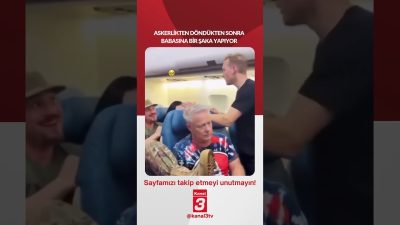 Kanal 3Çar, Temmuz 8, 2026 4:00pmURL:Embed:Askerlikten döndükten sonra babasına bir