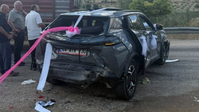 Malatya’nın Doğanşehir ilçesinde düğün konvoyundaki araçların karıştığı zincirleme trafik kazasında