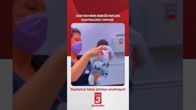 Doktor minik bebeğin refleks kontrolünü yapıyor… 📶https://kanal3.com.tr/ Sosyal Medya Hesaplarımızı