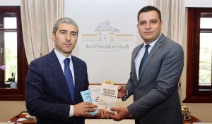 Afyonkarahisar Belediye Başkan Yardımcısı Cem Kasapoğlu, Afyonkarahisar Valisi Dr. Naci