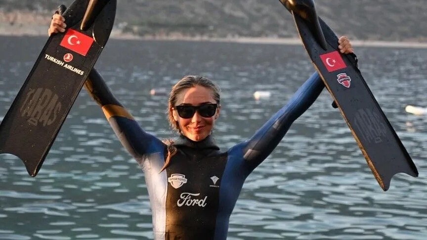Antalya'da düzenlenen Serbest Dalış Deniz Açıksu Büyükler ve Masterlar Bireysel