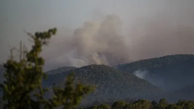 Aşırı sıcaklardan ötürü orman yangınlarıyla mücadelenin devam ettiği İspanya'da Valensiya
