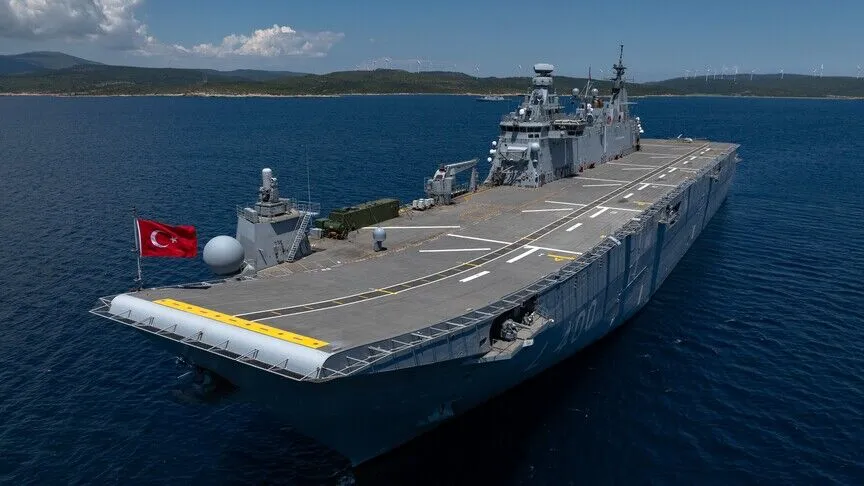 NATO, Türk Deniz Kuvvetlerine ait TCG Anadolu'nun "yüzen insansız hava