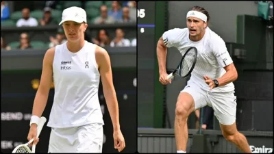 Sezonun üçüncü grand slam tenis turnuvası Wimbledon'da tek kadınlarda Iga