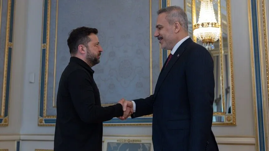 Dışişleri Bakanı Hakan Fidan, Ukrayna Devlet Başkanı Volodimir Zelenskiy tarafından