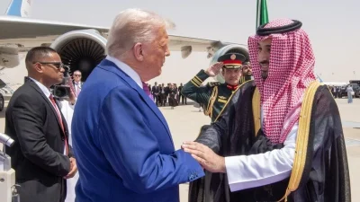 ABD Başkanı Donald Trump'ın, Suudi Arabistan Veliaht Prensi Muhammed bin