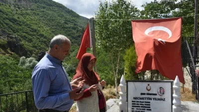 Terör örgütü PKK mensuplarının katlettiği onlarca öğretmenden biri olan Necmettin