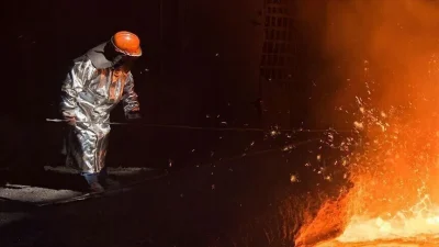 Türkiye, 2024 yılında 36,9 milyon ton olan ham çelik üretimini