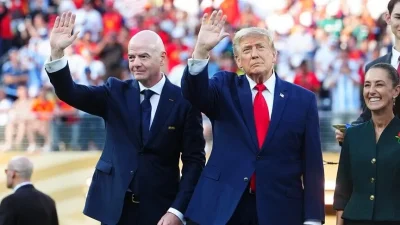 ABD Başkanı Donald Trump'ın, FIFA Başkanı Gianni Infantino'yu Birleşmiş Milletler