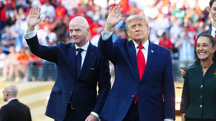 ABD Başkanı Donald Trump'ın, FIFA Başkanı Gianni Infantino'yu Birleşmiş Milletler