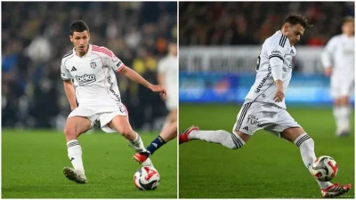 Beşiktaş Kulübü, futbolcular Salih Uçan ile takımda kiralık olarak forma