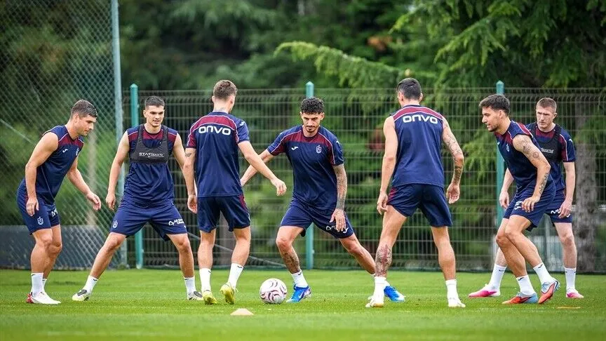 Trabzonspor, yeni sezon hazırlıklarını sürdürdü.
