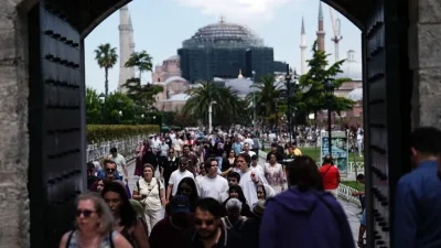 Yerli turistlerin bu yılın ocak-mart döneminde yurt içinde yaptığı seyahat