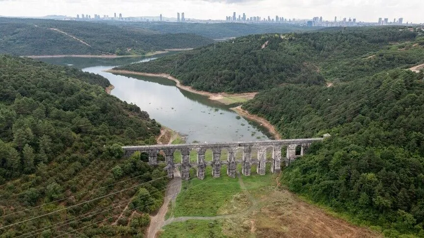 İstanbul'a su sağlayan barajlardaki doluluk oranı yağışların azalması ve yazın