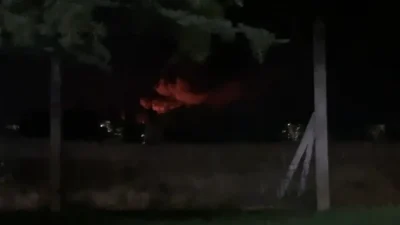 Eskişehir'de kurulu TUSAŞ Motor Sanayii AŞ (TEI) yerleşkesinde çıkan yangın