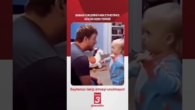 Babası ojelerini fark etmeyince küçük kızın tepkisi… 📶https://kanal3.com.tr/ Sosyal Medya