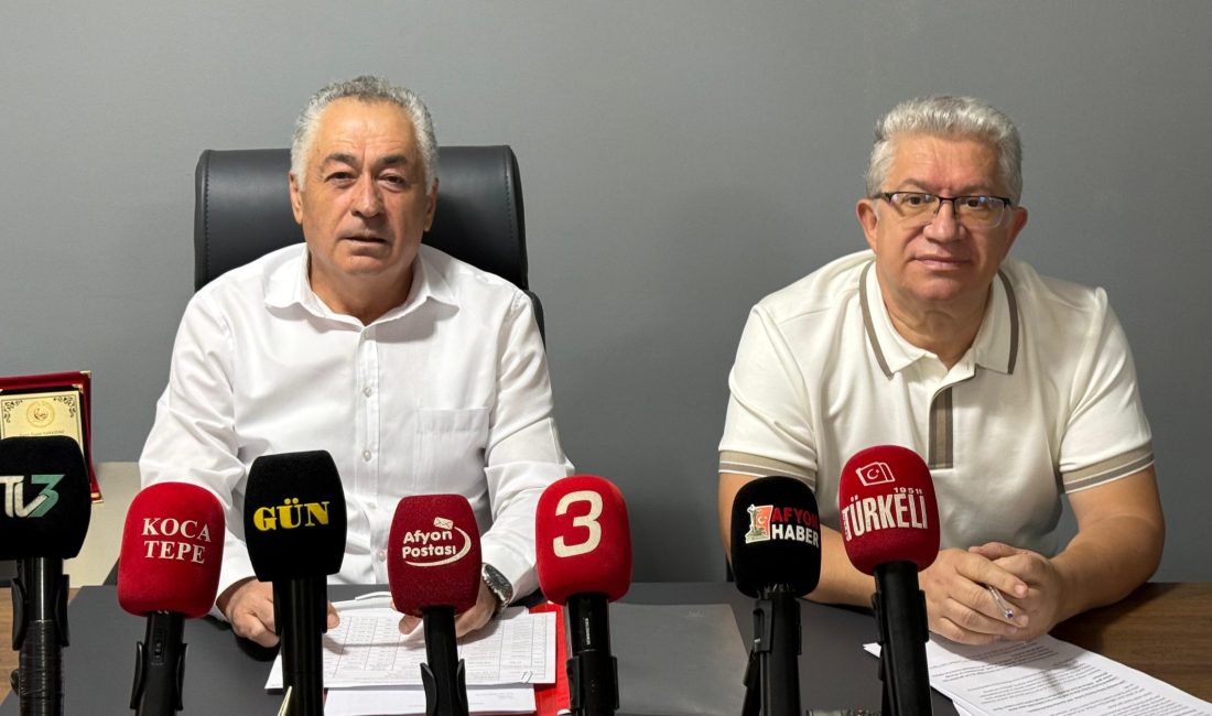 Yeni Parti Afyonkarahisar İl Başkanlığı tarafından basın açıklaması düzenlendi. İl