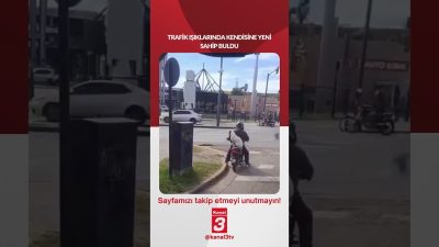 Trafik ışıklarında kendisine yeni sahip buldu… 📶https://kanal3.com.tr/ Sosyal Medya Hesaplarımızı