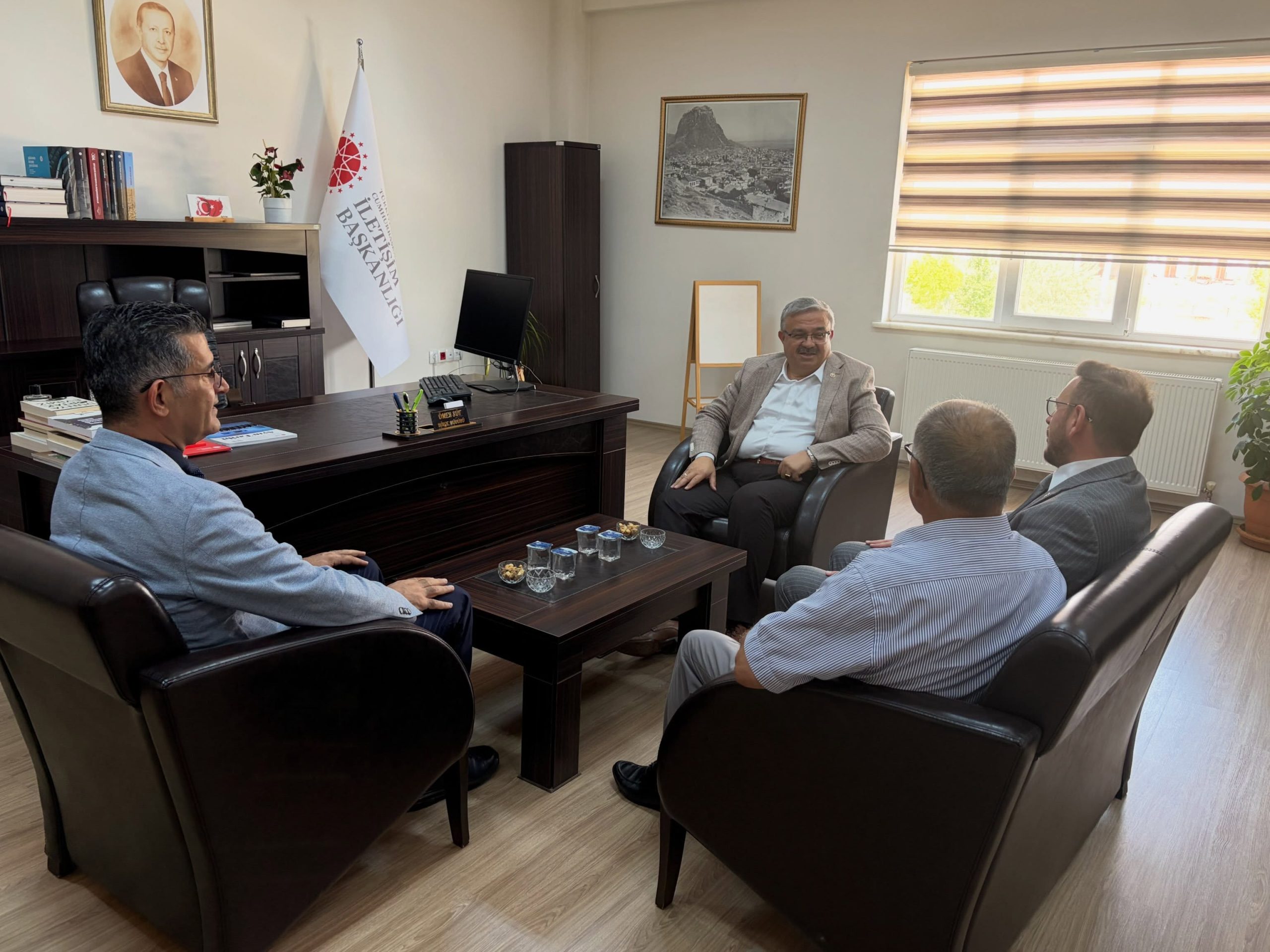 Yurdunuseven’den Ömer Süt’e hayırlı olsun ziyareti