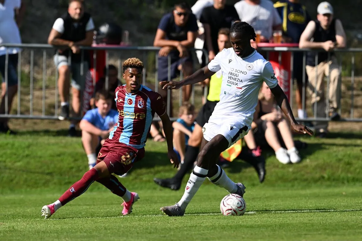 Trabzonspor hazırlık maçında Udinese'yi mağlup etti 2 Trabzonspor hazırlık maçında Udinese'yi mağlup etti