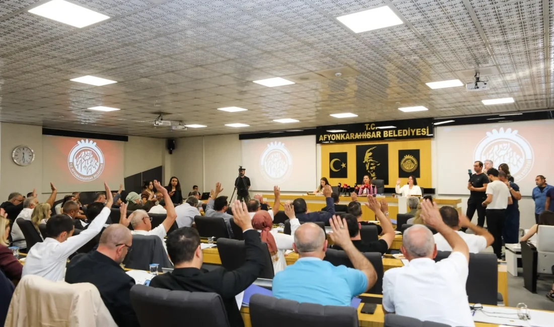 Afyonkarahisar Belediye Meclisi, 1 Eylül Salı günü 39 gündem maddesini