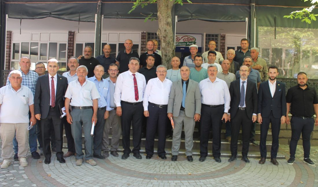 Çay İlçesini ziyaret eden AK Parti Milletvekilleri Ali Özkaya, İbrahim