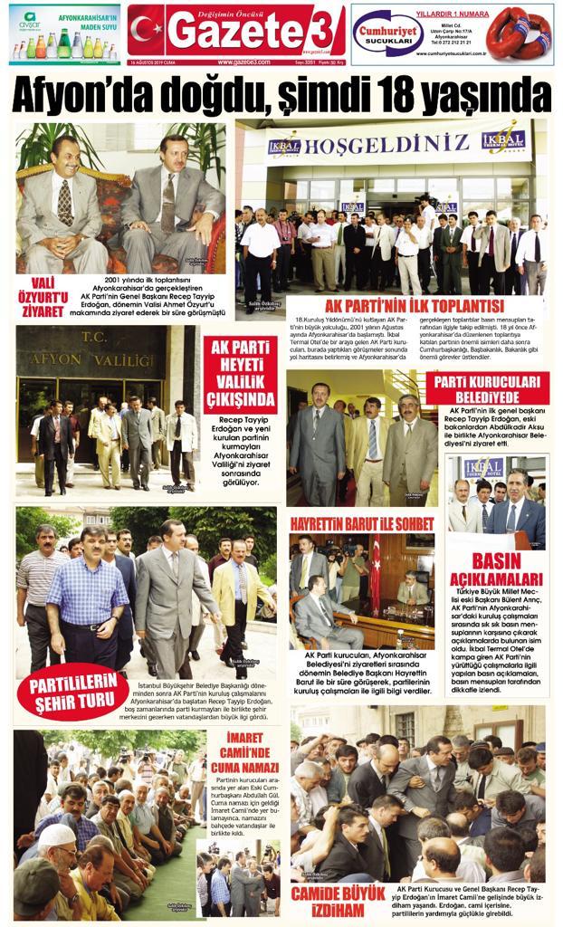 AK Parti’nin hikâyesi Afyonkarahisar’da başladı 5 AK Parti’nin hikâyesi Afyonkarahisar’da başladı