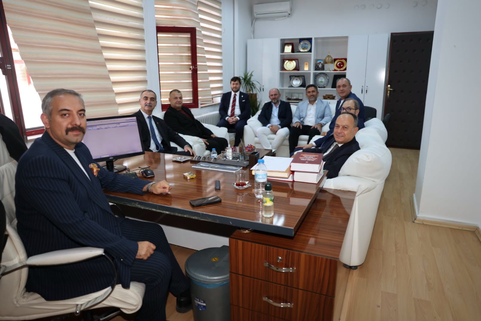 ATSO’dan kent protokolüne ziyaret turu 2 ATSO’dan kent protokolüne ziyaret turu