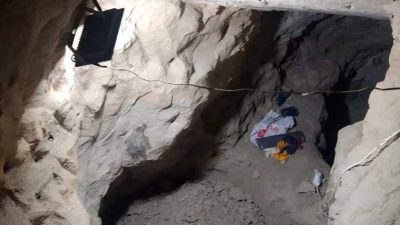 Gaziantep'te bir ev ve arazide define bulmak için kaçak kazı