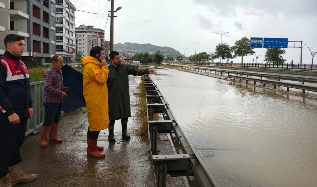 Giresun’da etkili olan sağanak yağışların ardından yürütülen arama-kurtarma ve müdahale