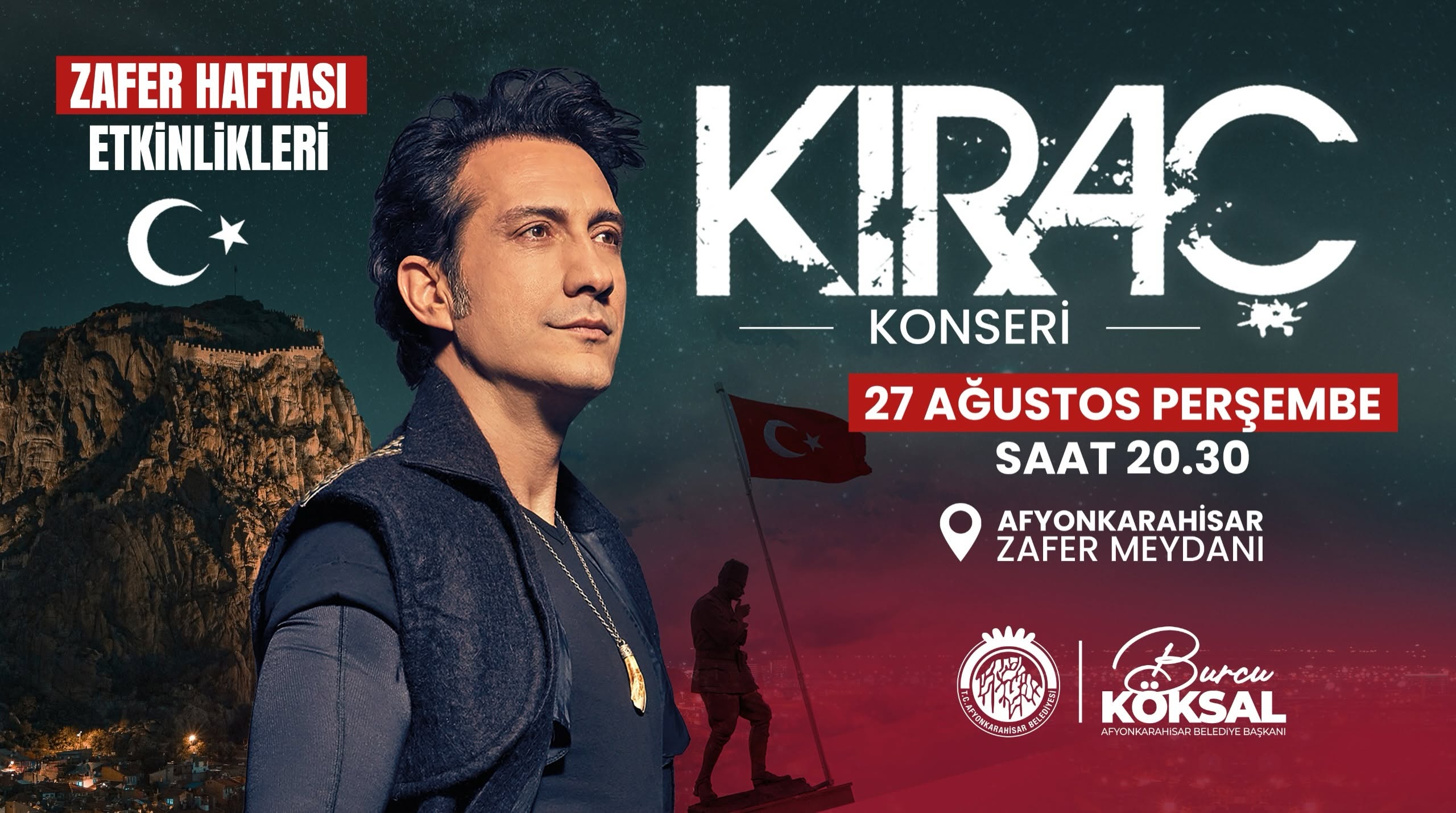 Afyonkarahisar, Zafer Haftası’nda Kıraç ile coşacak 2 Afyonkarahisar, Zafer Haftası’nda Kıraç ile coşacak