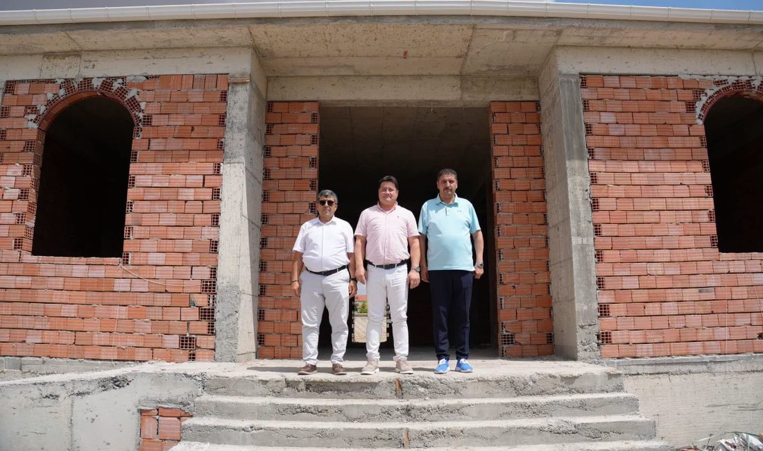 Afyonkarahisar’ın Bolvadin ilçesinde 40 gün önce temeli atılan ve 5