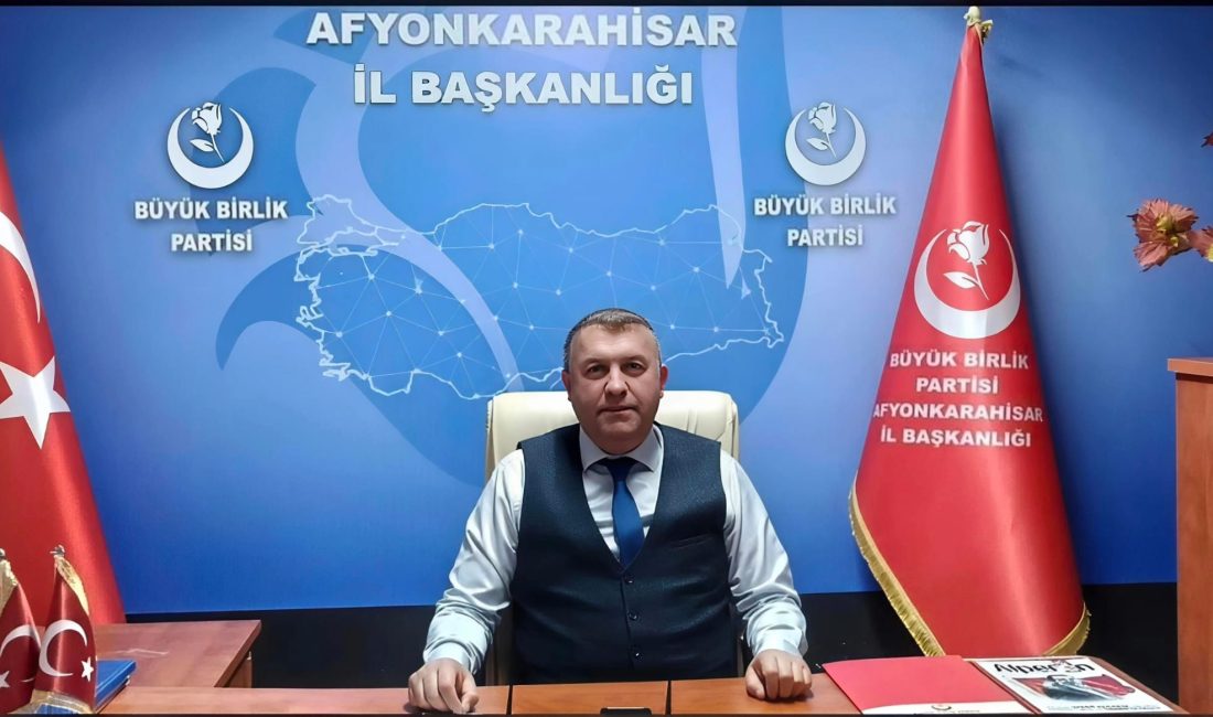 Büyük Birlik Partisi Afyonkarahisar İl Başkanı Süleyman Çağlar, Mevlid Kandili
