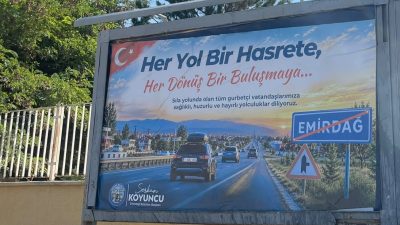 Yaz tatilini memleketleri Emirdağ’da geçirdikten sonra yaşadıkları ülkelere dönmek üzere