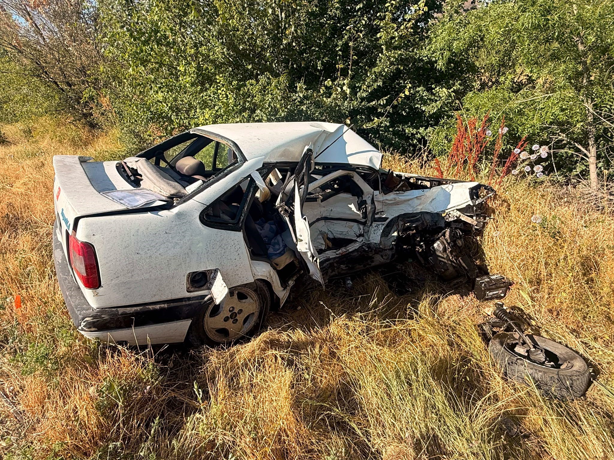 Bayramgazi yakınlarında feci kaza: 1 ölü, 3 yaralı