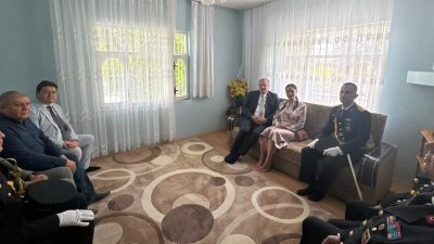 Bolvadin Kaymakamı Ali Arıkan, Belediye Başkanı Derviş Aynacı, Özburun Belediye