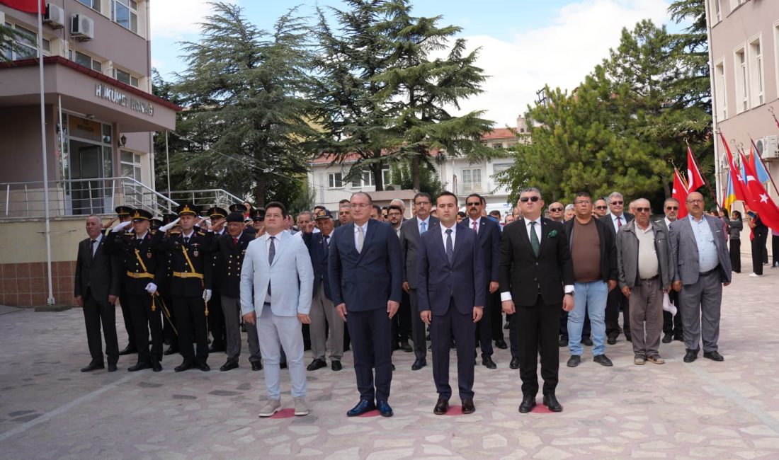 30 Ağustos Zafer Bayramı’nın 104. yıl dönümü, Bolvadin’de düzenlenen tören