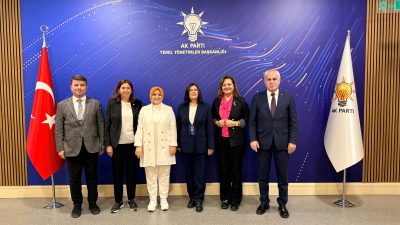 Afyonkarahisar Belediye Başkanı Burcu Köksal, AK Parti Genel Merkezi’nde çeşitli