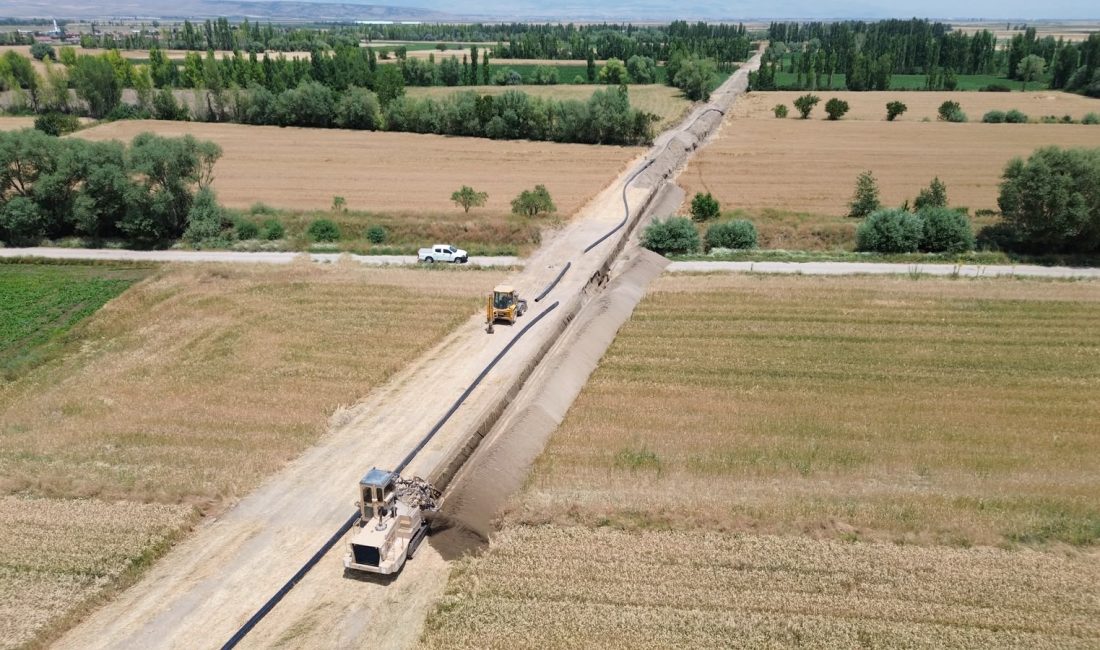 Afyonkarahisar’da 38 bin 520 dekar tarım arazisini modern sulama altyapısına