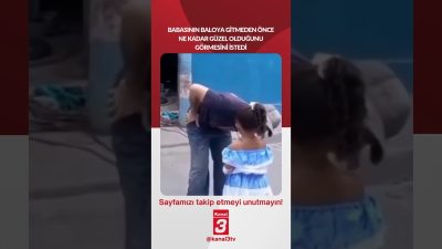 Babasının baloya gitmeden önce ne kadar güzel olduğunu görmesini istiyordu…